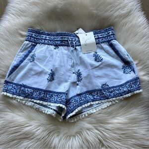 Joie Agota Shorts in Porcelain Print